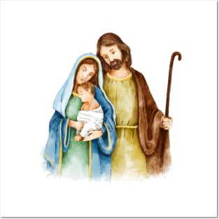 Nativity Jesus Family Posters and Art